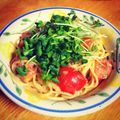 furfur0303's cooksnap of when they made 和えるだけ♪ツナとトマトの冷製パスタ.