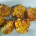 琴ママ's cooksnap of when they made 豚コマとコーンのかき揚げ団子.