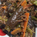 にゅーなぎ's cooksnap of when they made ナスとピーマンとひき肉の甘辛炒め.
