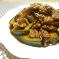 caramel-cookie's cooksnap of when they made かぼちゃと豚肉のにんにく炒め焼き.