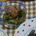 ﾌﾞｲｰﾝ's cooksnap of when they made 茄子とゴーヤのひんやり焼き浸し♪♪.