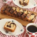 misaki222's cooksnap of when they made マーブルパウンドケーキ.