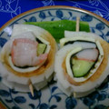 よっぺよっぺ's cooksnap of when they made ✿キュウリとカニかまのちくわ巻き✿.
