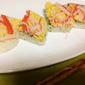 唄子62's cooksnap of when they made かにかま押し寿司コンビニ風♪.