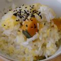 ぷちゃごん's cooksnap of when they made かぼちゃご飯♪.