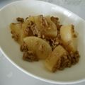 うんぴろ's cooksnap of when they made 柔らか☆大根とひき肉の煮物.