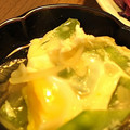 Bonesets's cooksnap of when they made 絹さやと新玉のサッと煮～半熟卵落とし～.