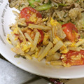萌葱いろ's cooksnap of when they made トマトと卵の洋風炒め.