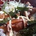 みぃたんじゃけ's cooksnap of when they made 鶏もも肉の照り焼き温泉卵マヨ丼.