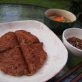 ♬小倉あん♬'s cooksnap of when they made 大根じゃがいも餅納豆入り　ネギソース添え.