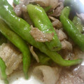 はなさかみかん's cooksnap of when they made ししとうと豚肉のオイスターソース炒め♪.