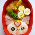 yuyorin's cooksnap of when they made スイートプリキュア♪ハミィ（キャラ弁）.