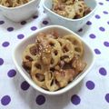 ヨメHunch's cooksnap of when they made 本日の一品。れんこん豚バター焼きです。.