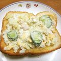 Match's cooksnap of when they made 次の朝のお楽しみ♡ポテサラトースト.