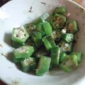 ramieru's cooksnap of when they made ねばねばオクラ.