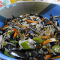 たぬきち５５'s cooksnap of when they made 茄子の皮とオクラのきんぴら.