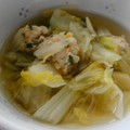 たぬきち５５'s cooksnap of when they made ふんわり鶏つくねと白菜の和風スープ煮.