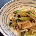 satokohime's cooksnap of when they made 酸っぱ辛いもやしときゅうり.