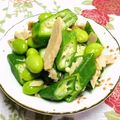 シャンプーハット's cooksnap of when they made ＊オクラと枝豆の岩塩和え＊.