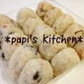 papikun's cooksnap of when they made 鮭フレーク＆塩こんぶのおにぎり.