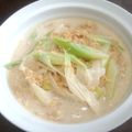 亜久里's cooksnap of when they made 豆乳チキンラーメン☆.