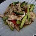 スタイリッシュママ's cooksnap of when they made 鶏胸肉と胡瓜のサラダ.