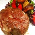 Brett's cooksnap of when they made *牛肉ハンバーグ★ブルーベリーソース*.