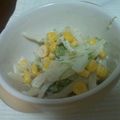 そめはる's cooksnap of when they made ∮白菜とコーンღ明太子マヨネーズ和え∮.