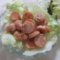 miyuki12's cooksnap of when they made 速攻♪魚肉ソーセージの豆乳にんにく炒め！.