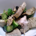 rem★'s cooksnap of when they made 鶏むね肉ときゅうりのわさび和え.