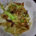 yhomma's cooksnap of when they made ☆簡単！鶏皮でキャベツ炒め☆.