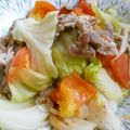 夏の記念日's cooksnap of when they made 豚肉キャベツの塩にんにく蒸し.