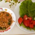 くるみ小枝's cooksnap of when they made オクラ、納豆、キムチのレタス巻き.