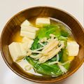 azbjbn's cooksnap of when they made えのき 油揚げ 豆腐レタス入り味噌汁^^.