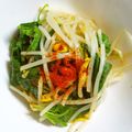 みーさん55's cooksnap of when they made モロヘイヤと豆もやしのピリナムル☀.