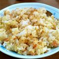 チビっこ大好き's cooksnap of when they made お手軽　鮭チャーハン.
