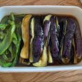日々の食事's cooksnap of when they made ナスとピーマンの揚げ漬け.