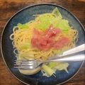 さくぱん's cooksnap of when they made 簡単キャベツと生ハムの絶品パスタ☆.