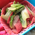soratea's cooksnap of when they made 大根葉とハムのオイマヨ炒め.