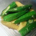 かぴーな's cooksnap of when they made 冷やして！オクラ＆ベビーコーンの生姜和え.