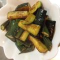 やさしい人's cooksnap of when they made オクラとズッキーニのしょうゆ焼き.