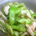 ソネチコ's cooksnap of when they made セロリとささみの塩炒め.