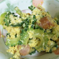 奈緒吉's cooksnap of when they made 簡単！ゴーヤの卵とじ.