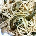 むつこ８２'s cooksnap of when they made ゴーヤとしめじの和風パスタ.