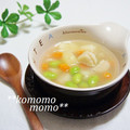 komomoもも's cooksnap of when they made 枝豆・ホタテの中華風彩り炒め♪.