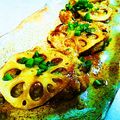 バジル男子's cooksnap of when they made もちもち蓮根ハンバーグ（お弁当にも♪）.