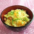 みなみんくっきんぐ's cooksnap of when they made ＋ウィンナーで卵丼＋.