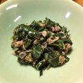 こめつま's cooksnap of when they made 水前寺菜のツナあえにブラックペッパー.
