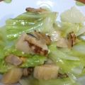 すみえ８１２'s cooksnap of when they made 春キャベツと帆立の重ね蒸し♡.