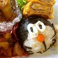 cocoa0125's cooksnap of when they made キャラ弁☆おにぎり４１・ドラえもん.
